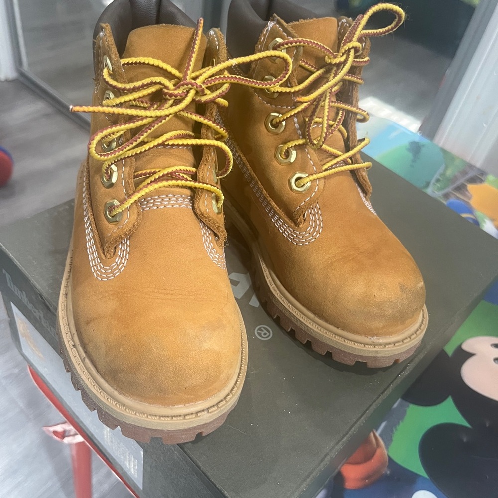 Timberland Tan Leather Boots